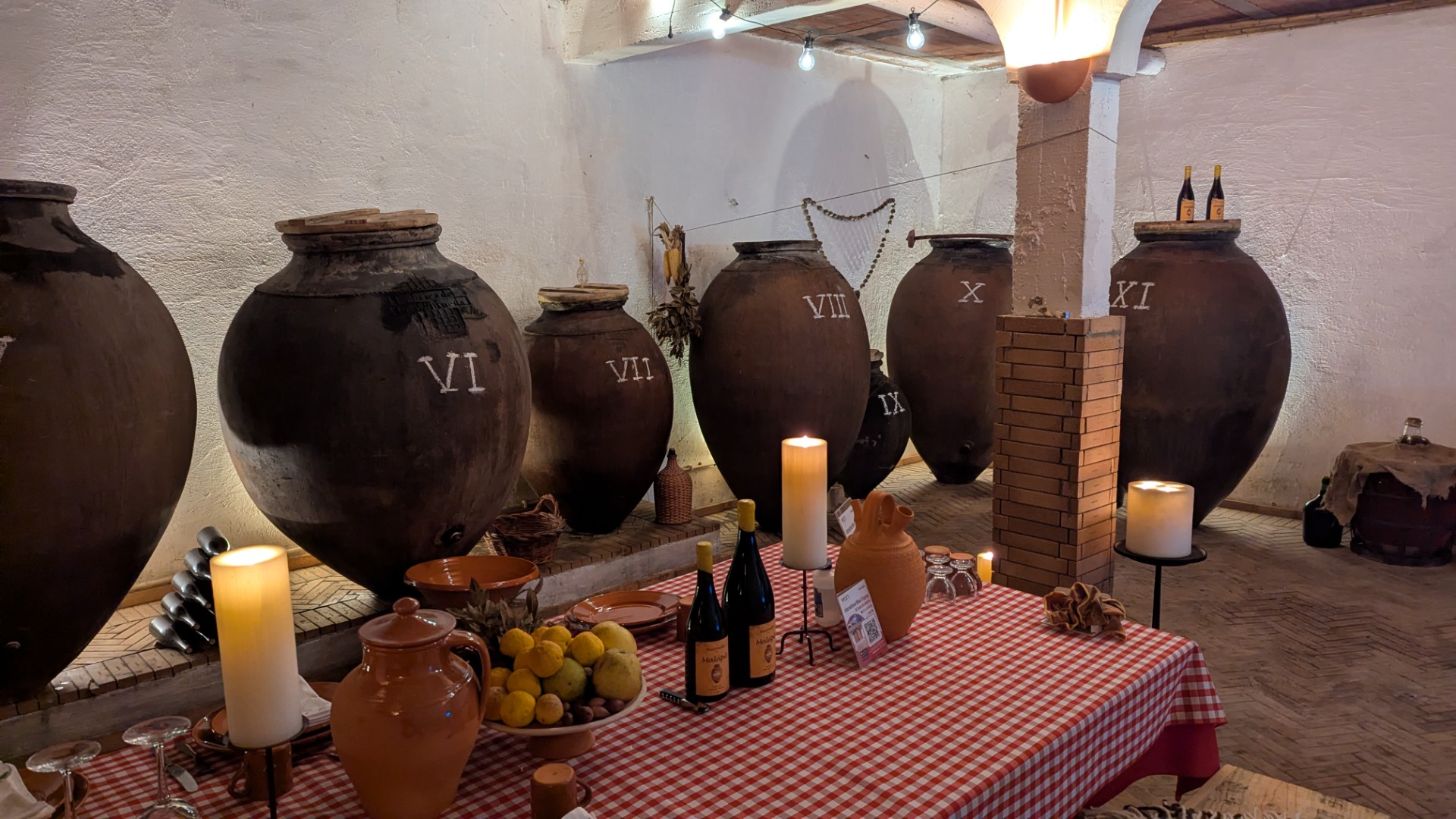 Recebemos visitas de jantares ou provas.